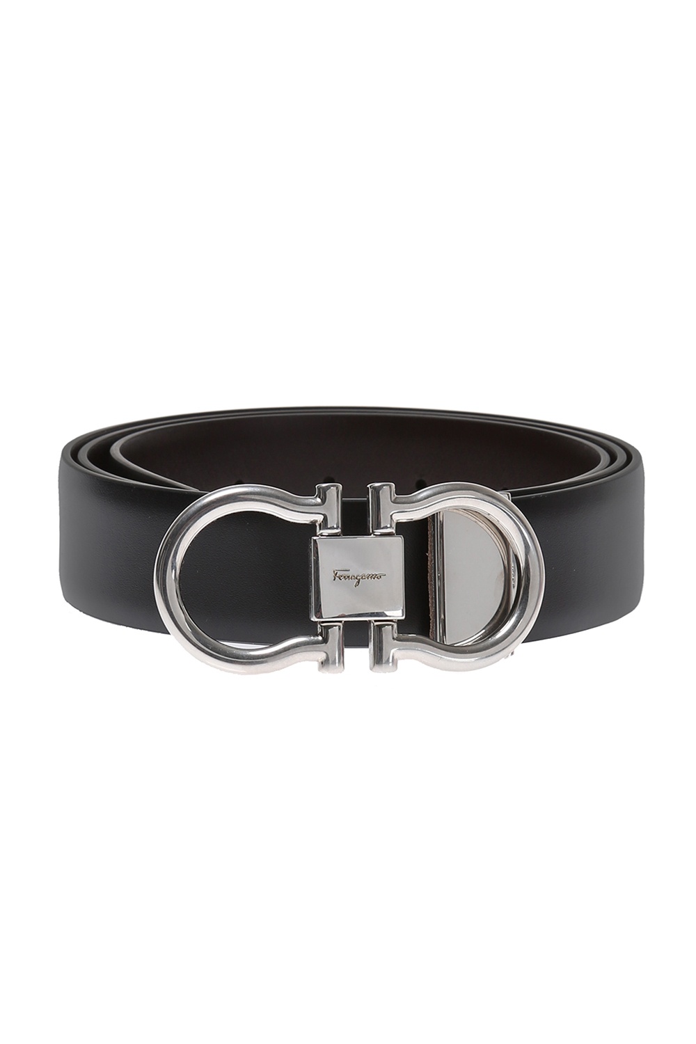 salvatore ferragamo torre leather belt